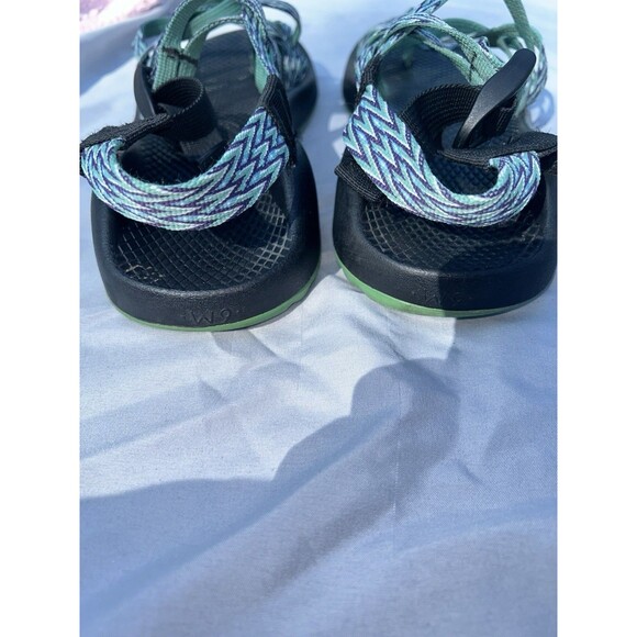 Chaco ZX2 Strappy Green Adjustable Open Toe Sport Sandals Shoes Women's 9‎ - Picture 4 of 6